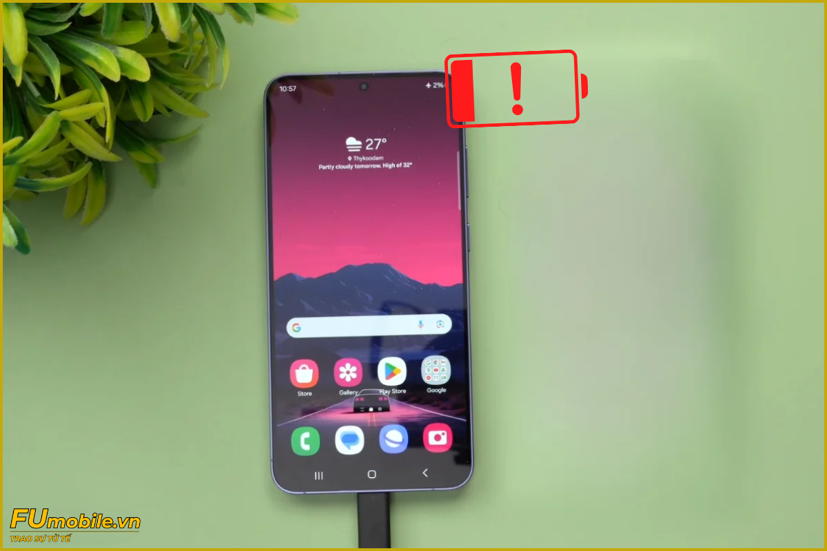 Samsung Galaxy S24 lỗi pin sạc không vào