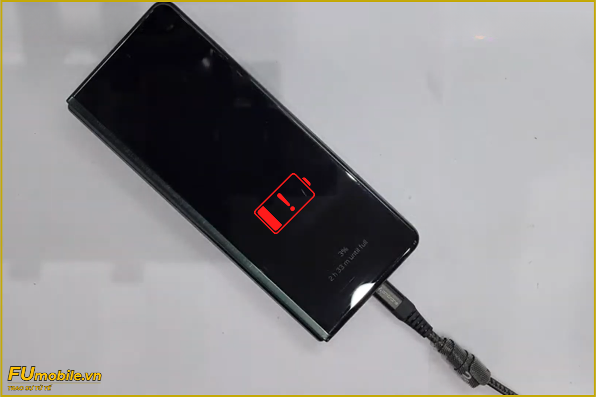 Samsung Z Fold pin lỗi, sạc lâu lên phần trăm pin