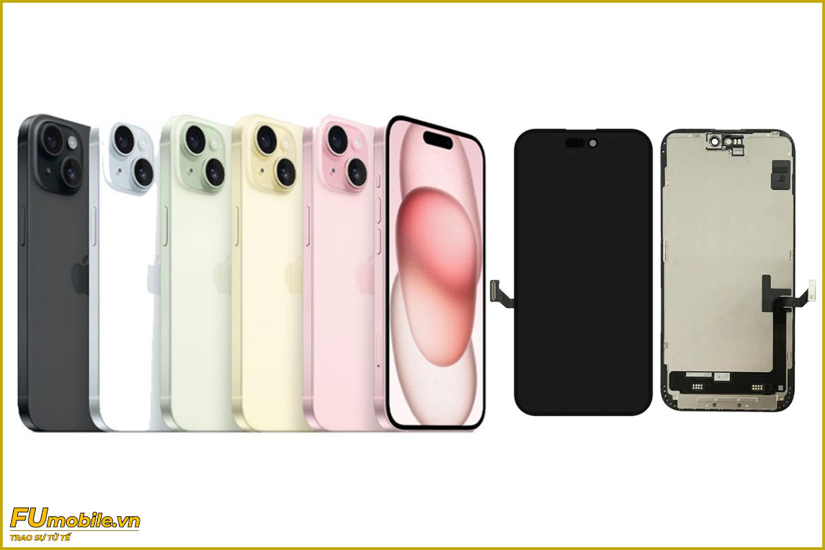 Thay màn hình iPhone 15 Plus chính hãng, giá rẻ