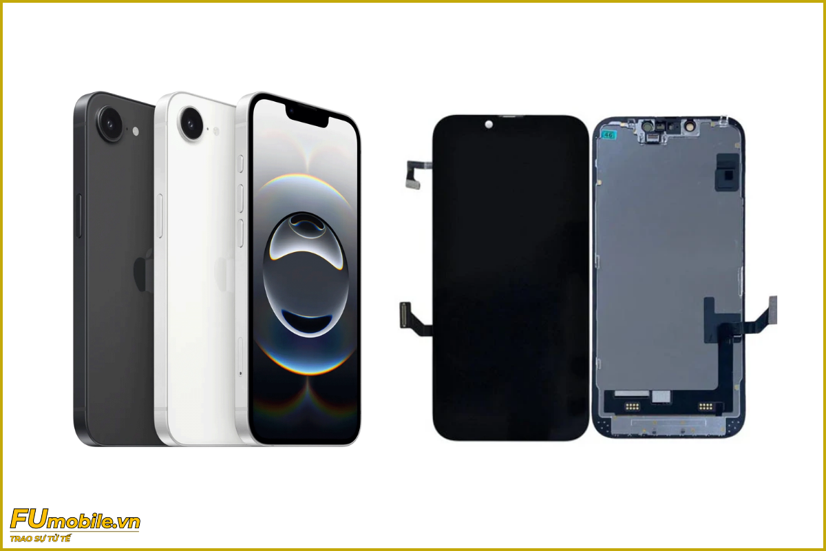 Thay màn hình iPhone 16e chính hãng, giá rẻ