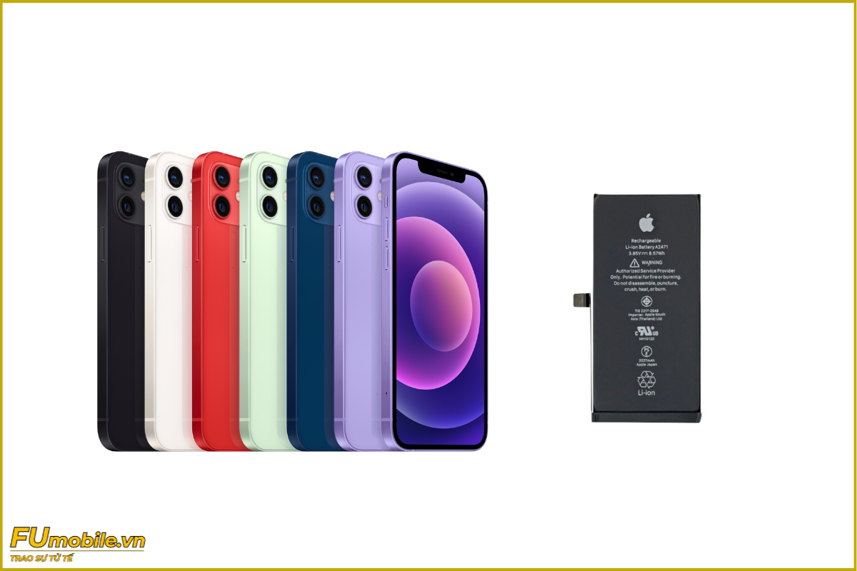 Thay pin iPhone 12 Mini chính hãng, lấy ngay