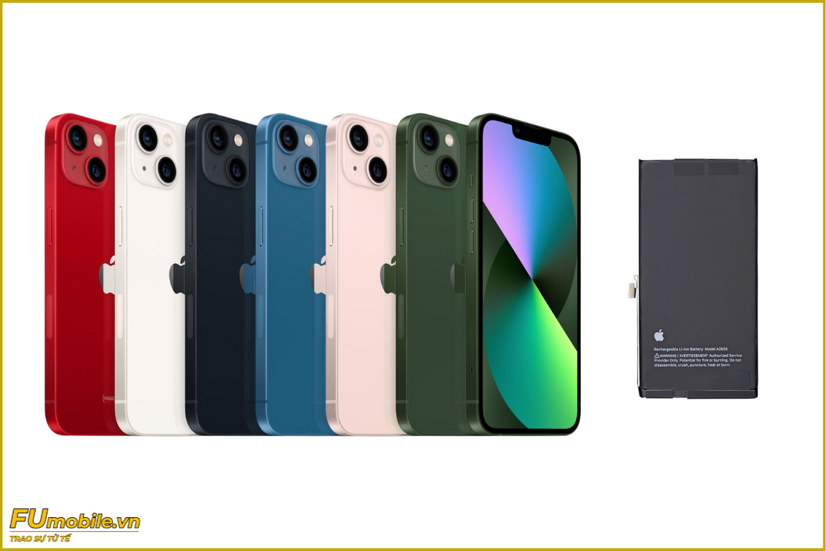 Thay pin iPhone 13 chính hãng, giá rẻ