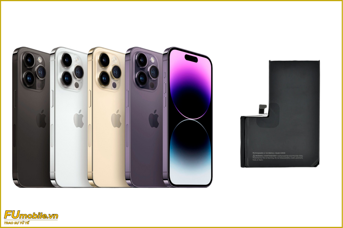 Thay pin iPhone 14 Pro Max chính hãng, lấy ngay