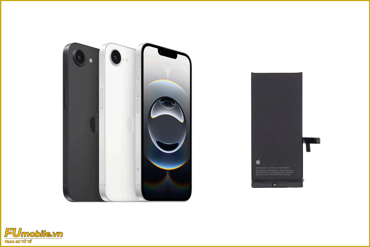 Thay pin iPhone 16e chính hãng, giá rẻ