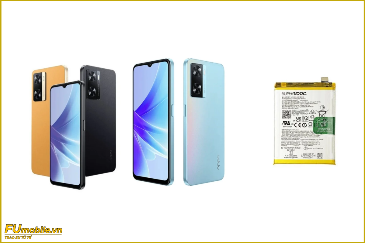 Thay pin OPPO A77 chính hãng, giá rẻ