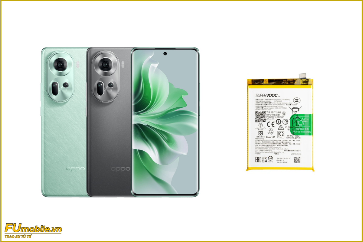 Thay pin OPPO Reno11 5G chính hãng, giá rẻ