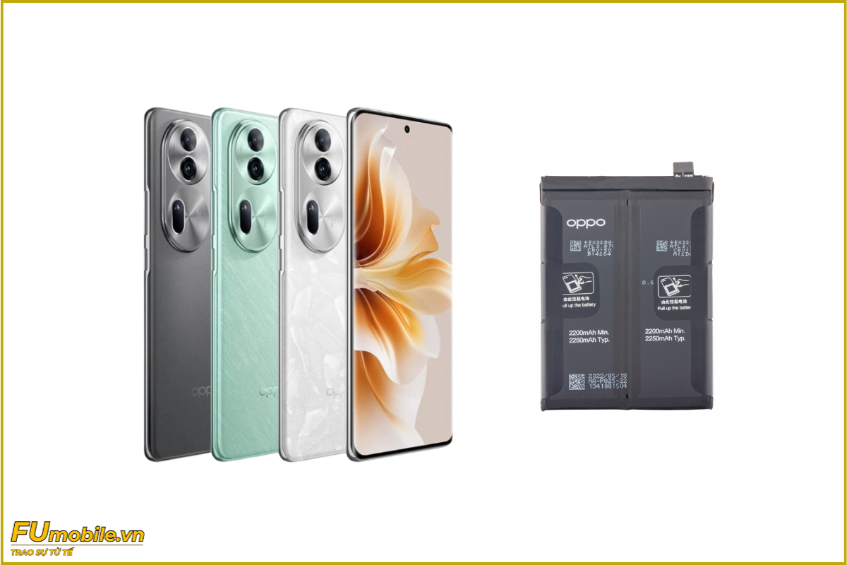 Thay pin OPPO Reno11 Pro 5G chính hãng, giá rẻ
