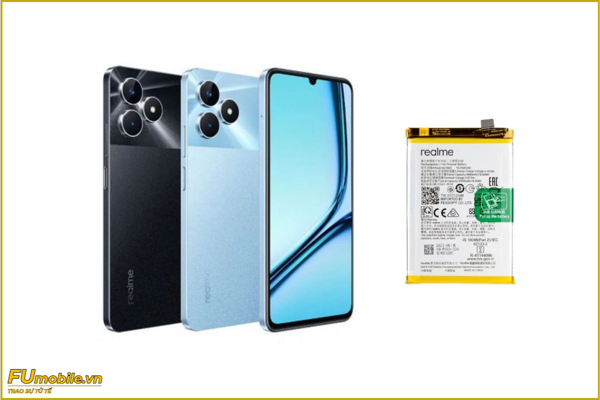 Thay pin Realme Note 50 chính hãng, lấy ngay