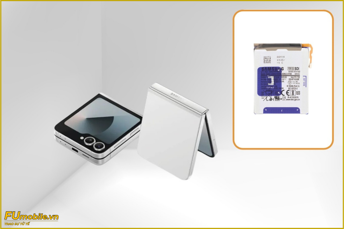 Thay pin Samsung Galaxy Z Flip 7 chính hãng, lấy ngay