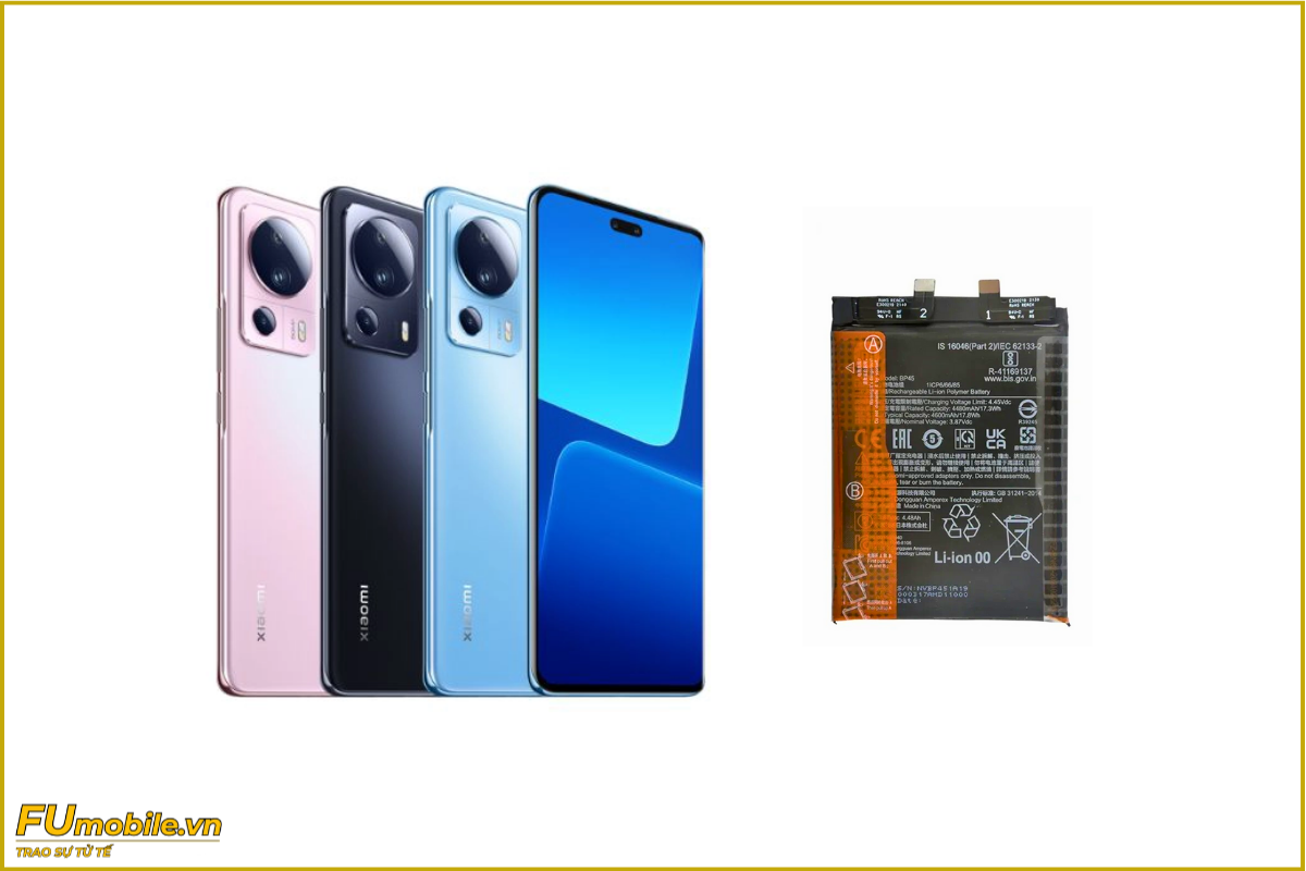 Thay pin Xiaomi 13 Lite chính hãng, giá rẻ