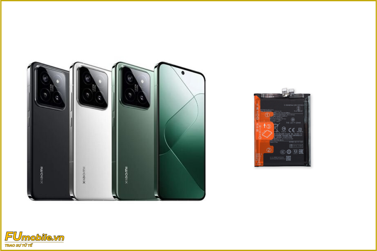 Thay pin Xiaomi 14 chính hãng, giá rẻ