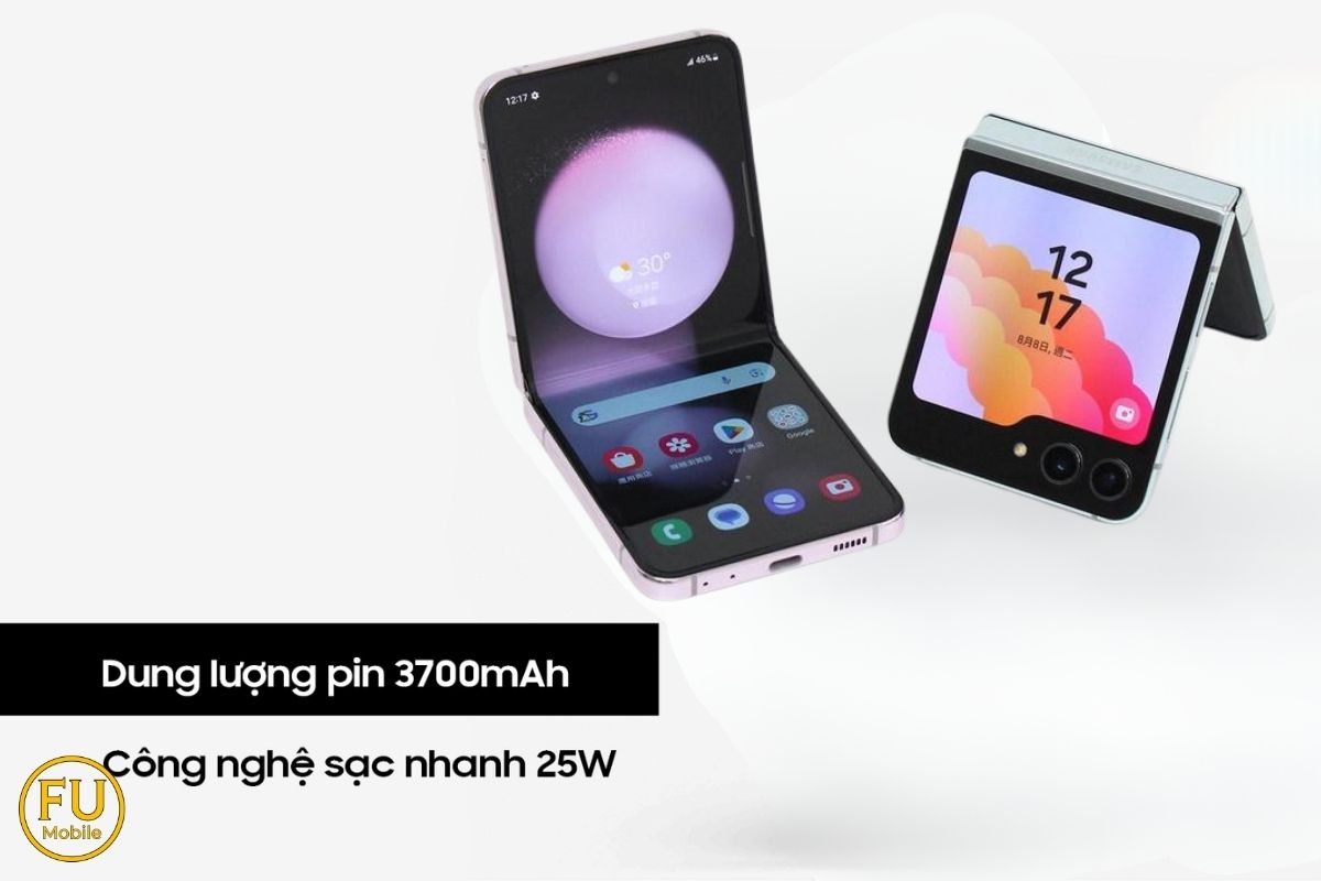 Thời gian sử dụng ấn tượng nhờ Pin 3700mAh và sạc nhanh 25W