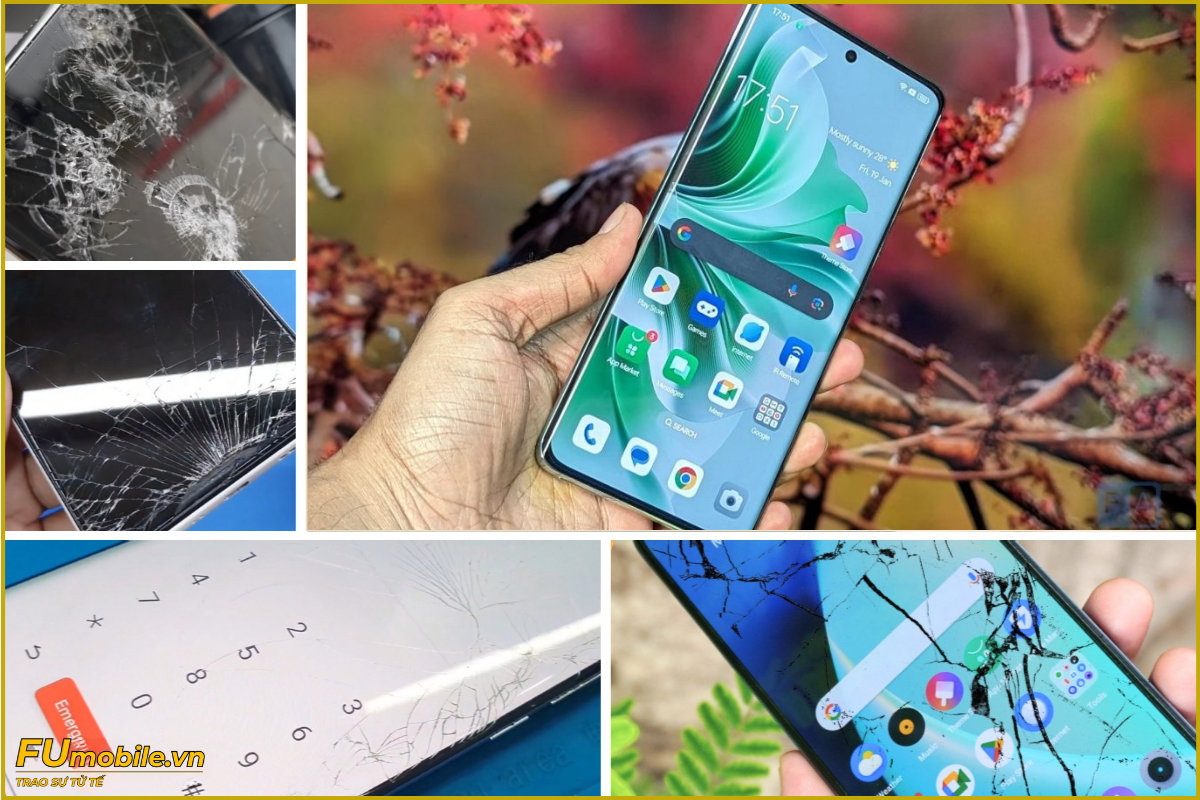 OPPO Reno11 5G và các dấu hiệu bể vỡ mặt kính thường gặp