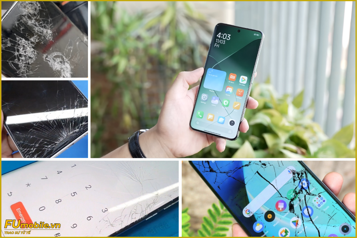 Xiaomi 14 Pro và các dấu hiệu bể vỡ mặt kính thường gặp