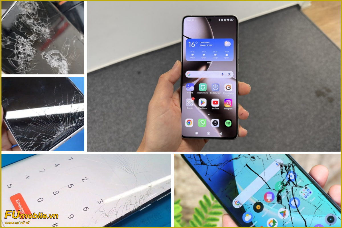 Xiaomi 14T Pro và các dấu hiệu bể vỡ mặt kính thường gặp