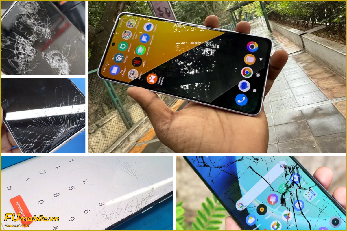 Xiaomi POCO M7 Pro 5G và các dấu hiệu bể vỡ mặt kính thường gặp