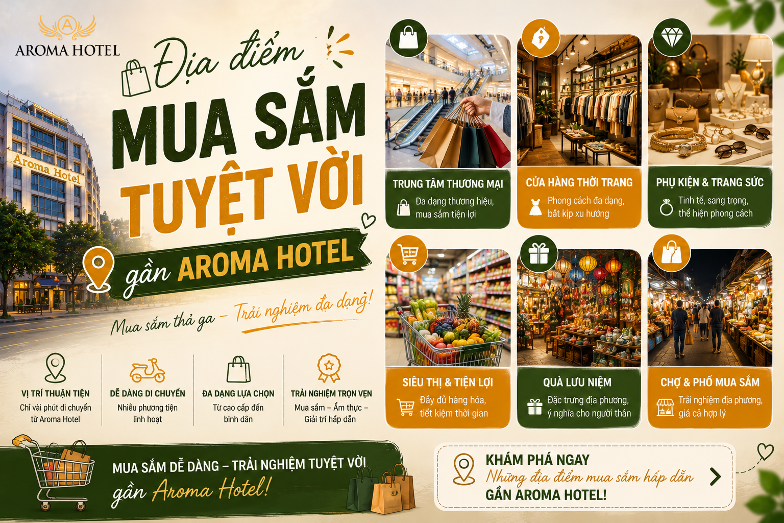 Địa Điểm Mua Sắm & Tiện Ích