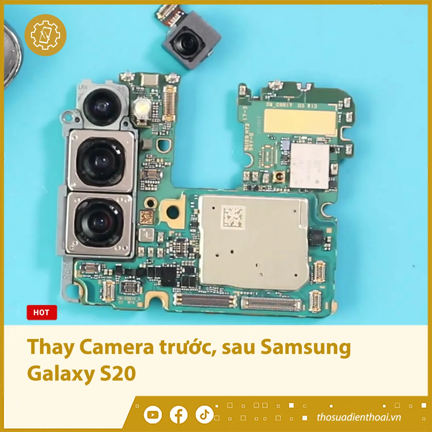 Thay Camera trước, sau Samsung Galaxy S20