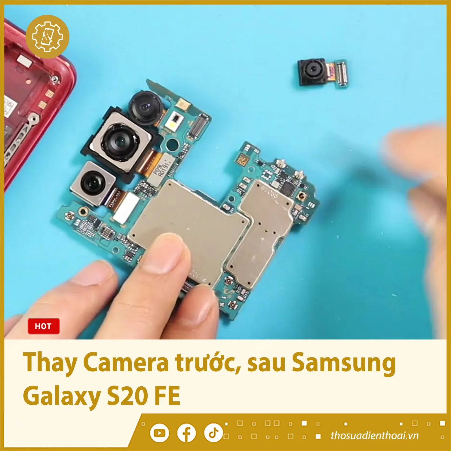 Thay Camera trước, sau, Samsung Galaxy S20 FE
