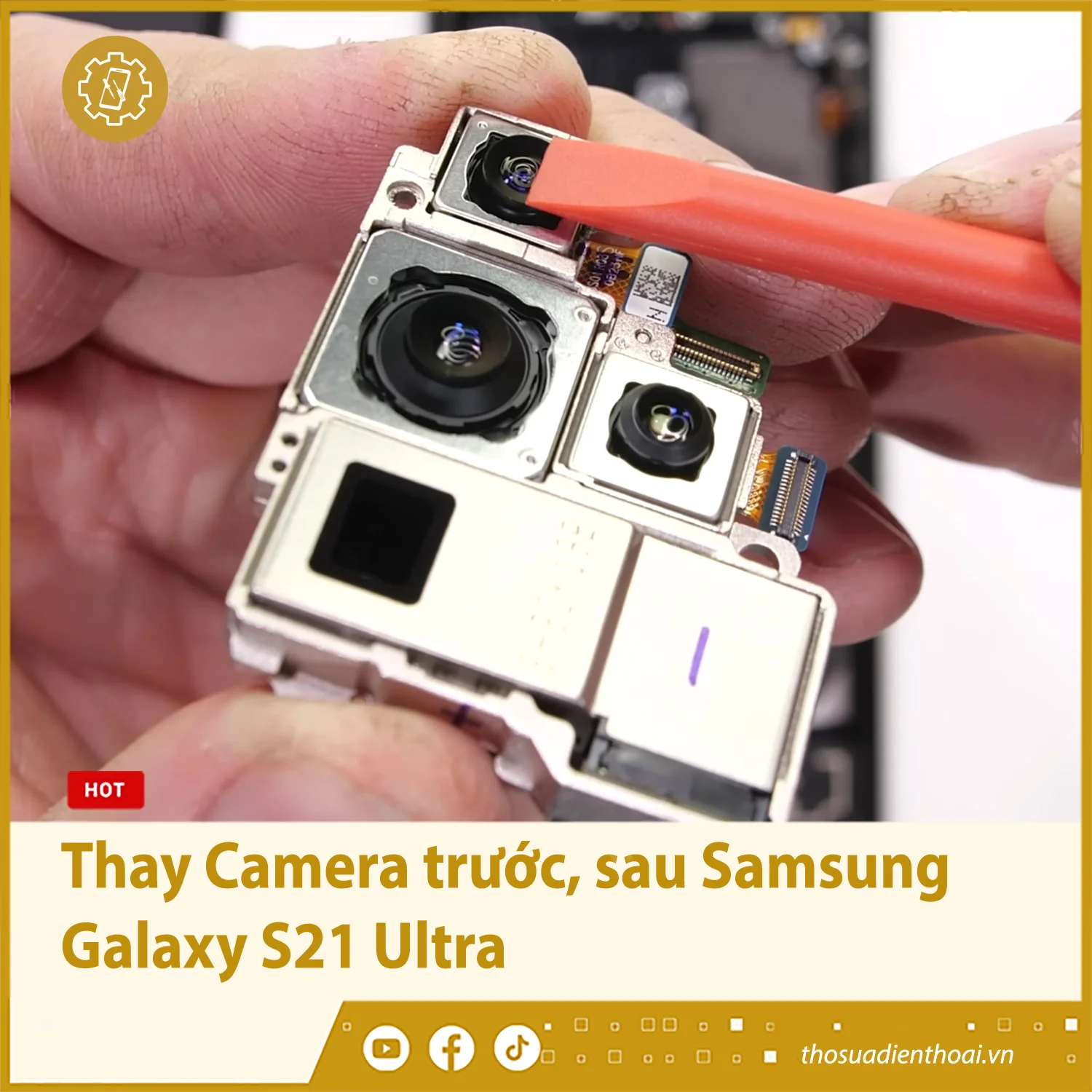 Thay Camera trước, sau Samsung Galaxy S21 Ultra