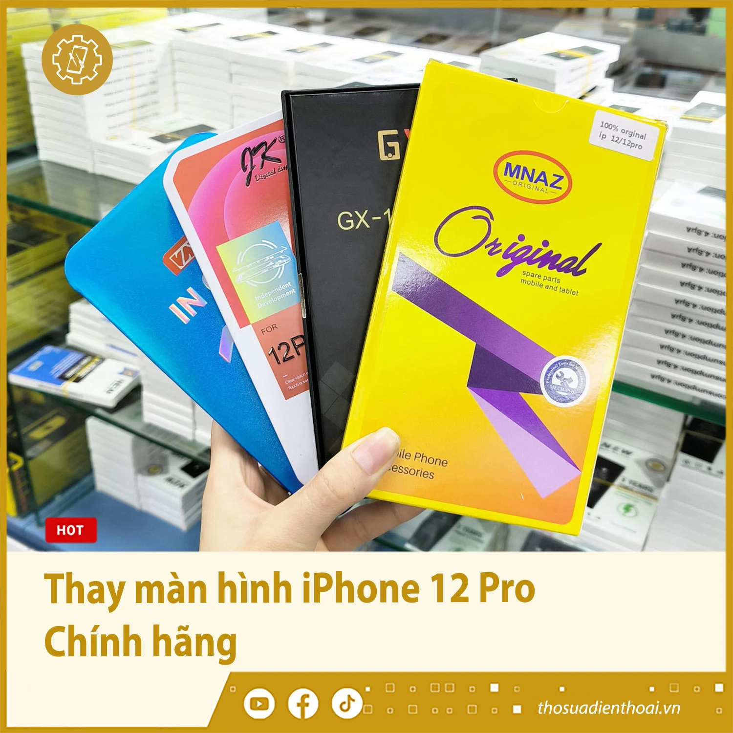 Thay màn hình iPhone 12 Pro Chính hãng