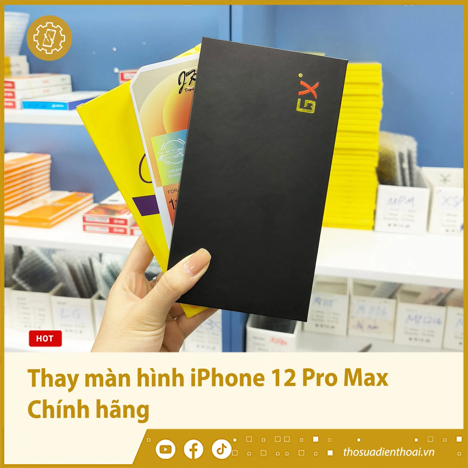 Thay màn hình iPhone 12 Pro Max Chính hãng
