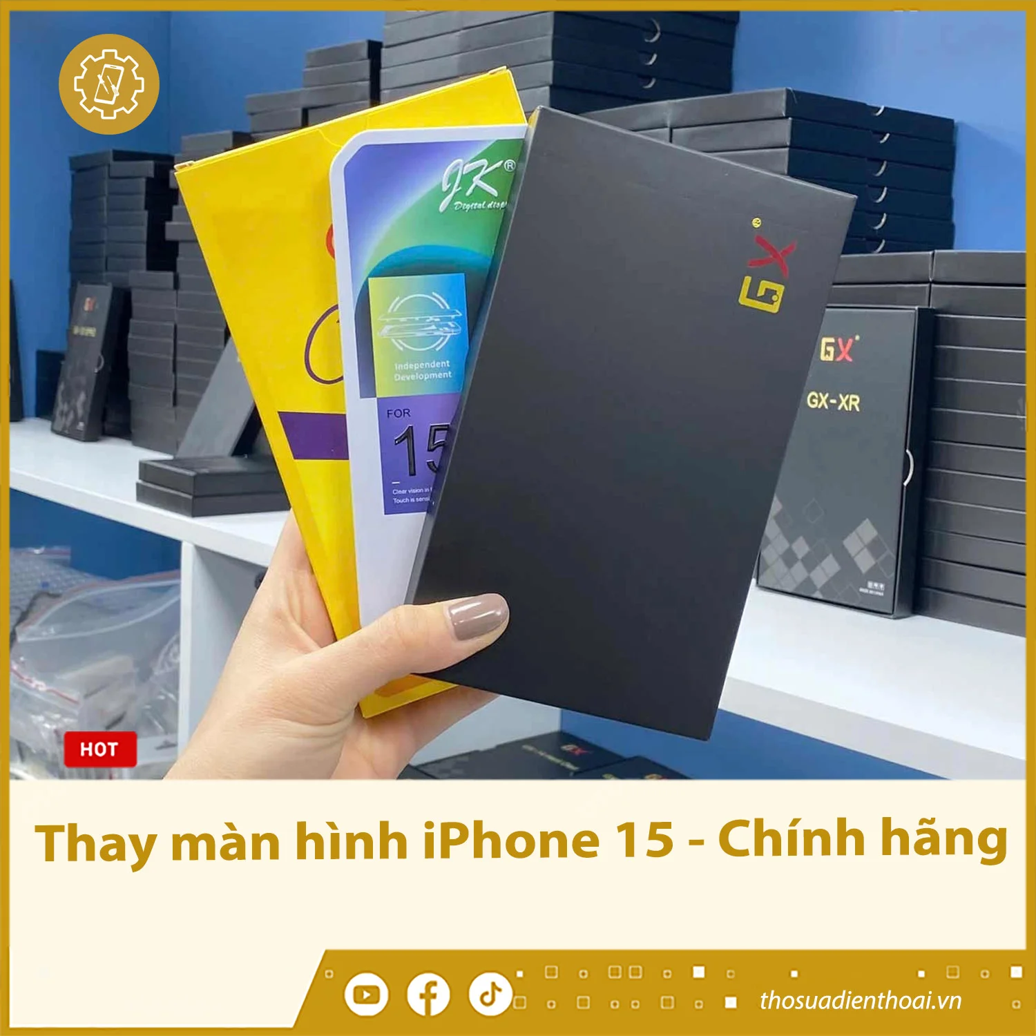 Thay màn hình iPhone 15 - Chính hãng