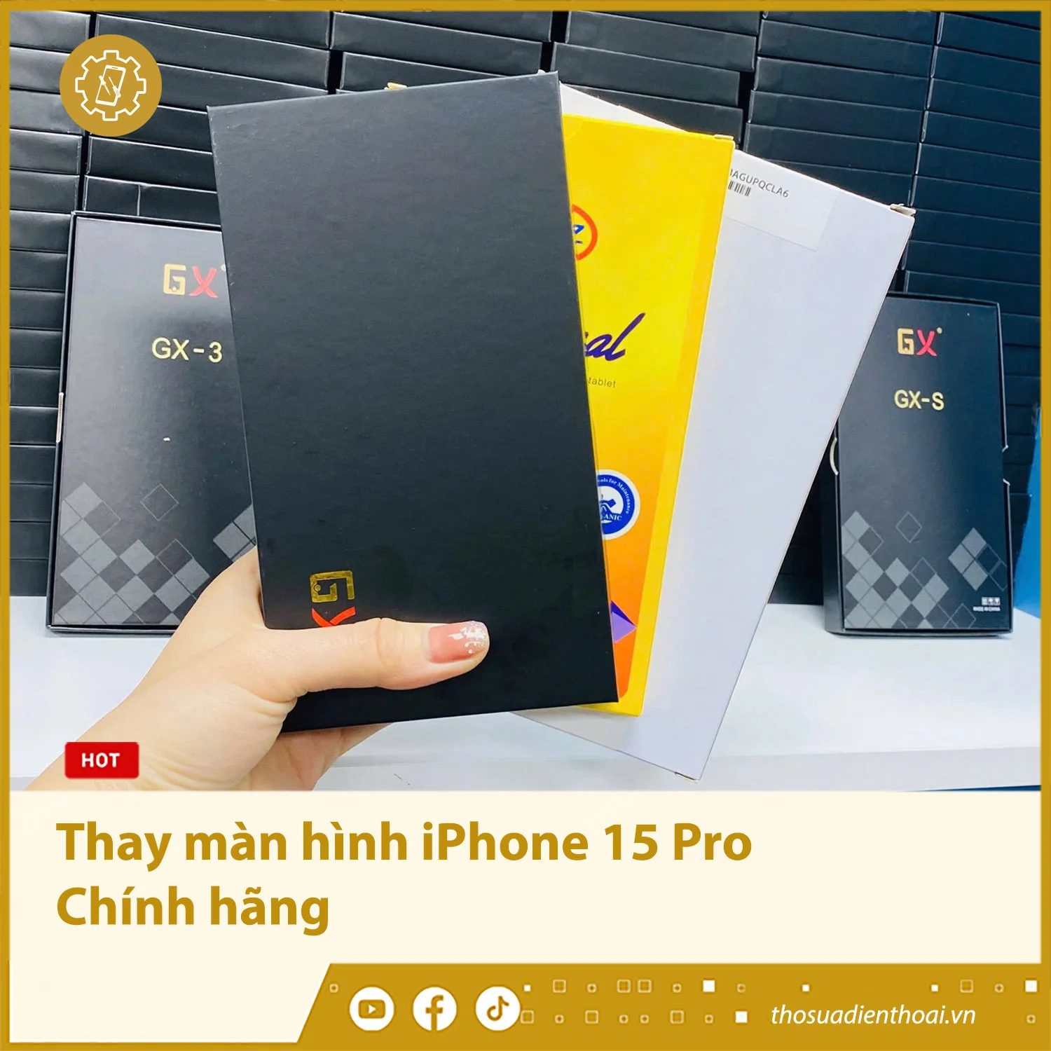 Thay màn hình iPhone 15 Pro - Chính hãng
