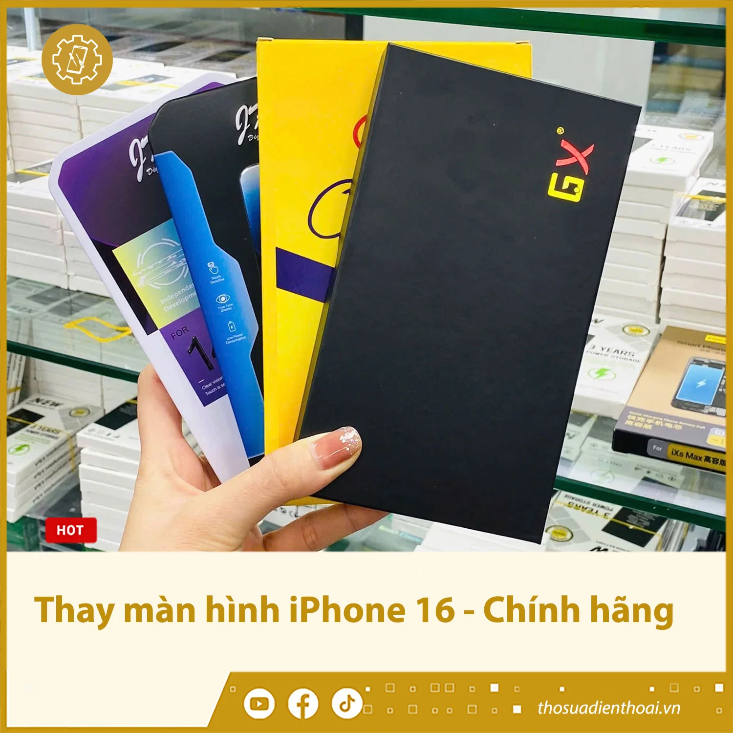 Thay màn hình iPhone 16 - Chính hãng