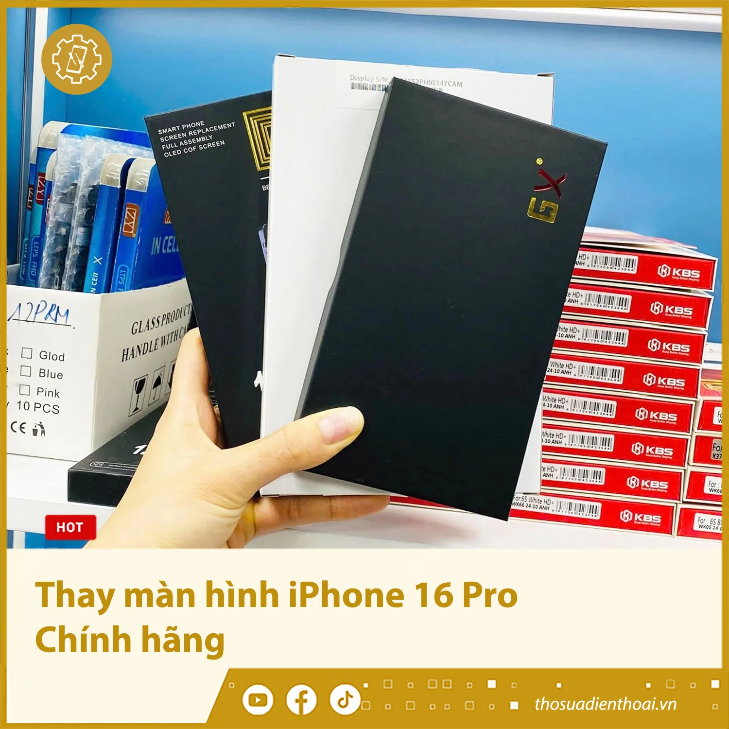 Thay màn hình iPhone 16 Pro - Chính hãng