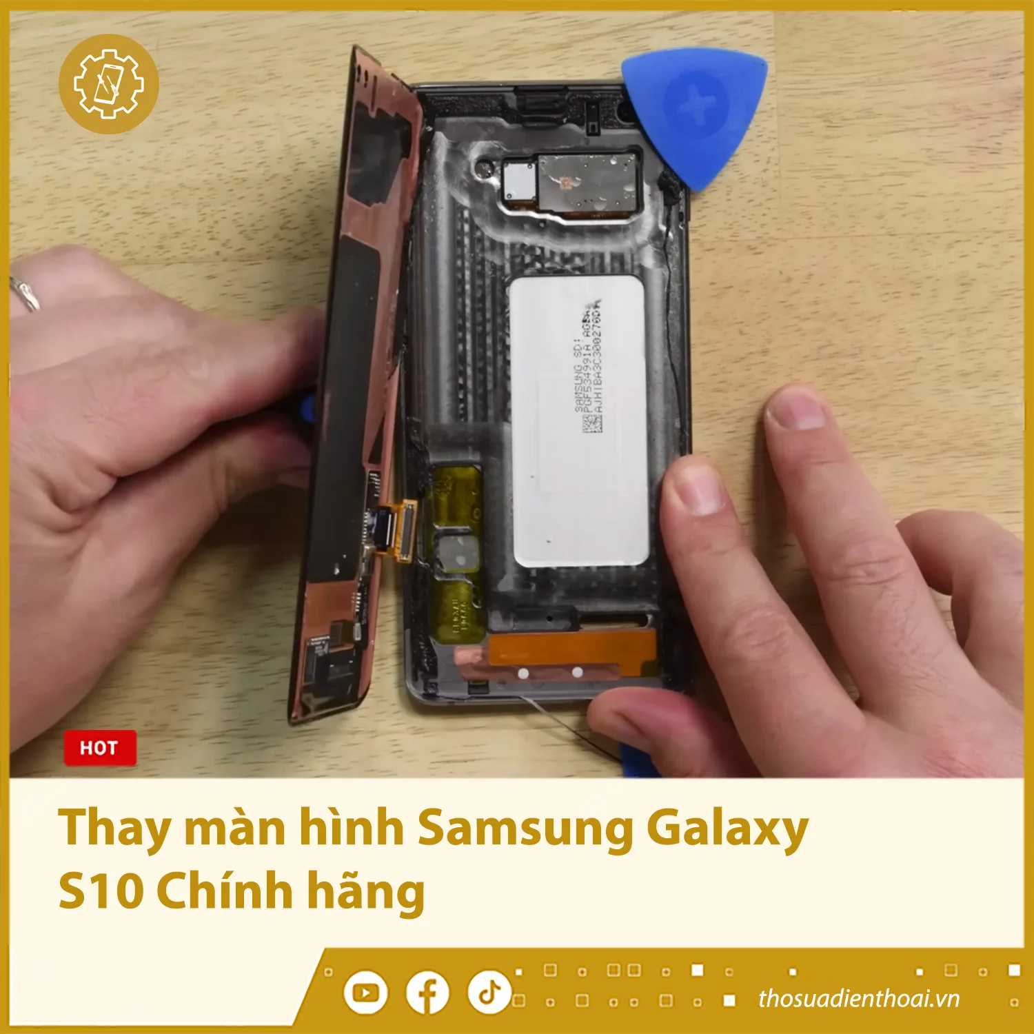 Thay màn hình Samsung Galaxy S10 Chính Hãng