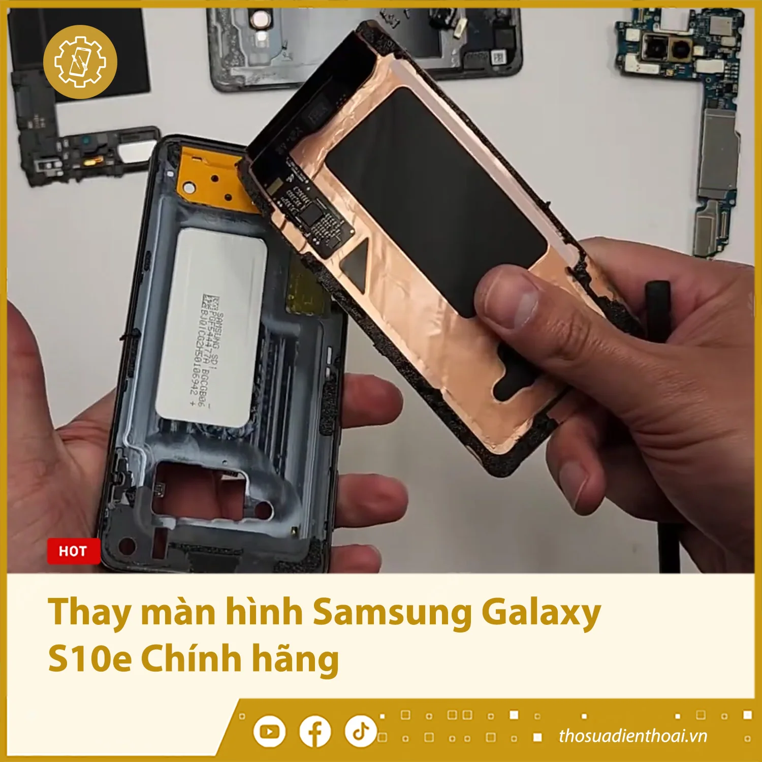 Thay màn hình Samsung Galaxy S10e Chính hãng