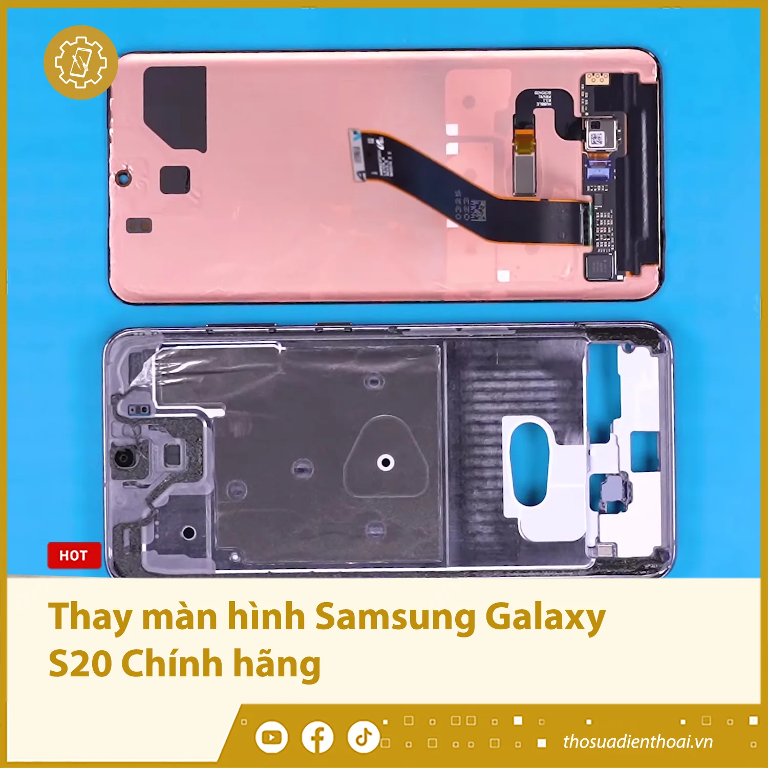 Thay màn hình Samsung Galaxy S20 Chính hãng