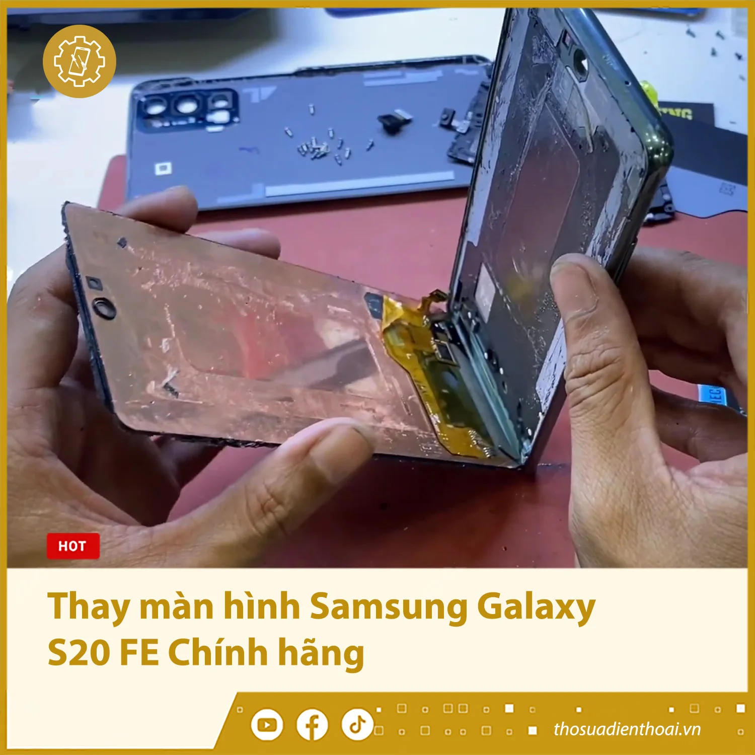 Thay màn hình Samsung Galaxy S20 FE Chính hãng