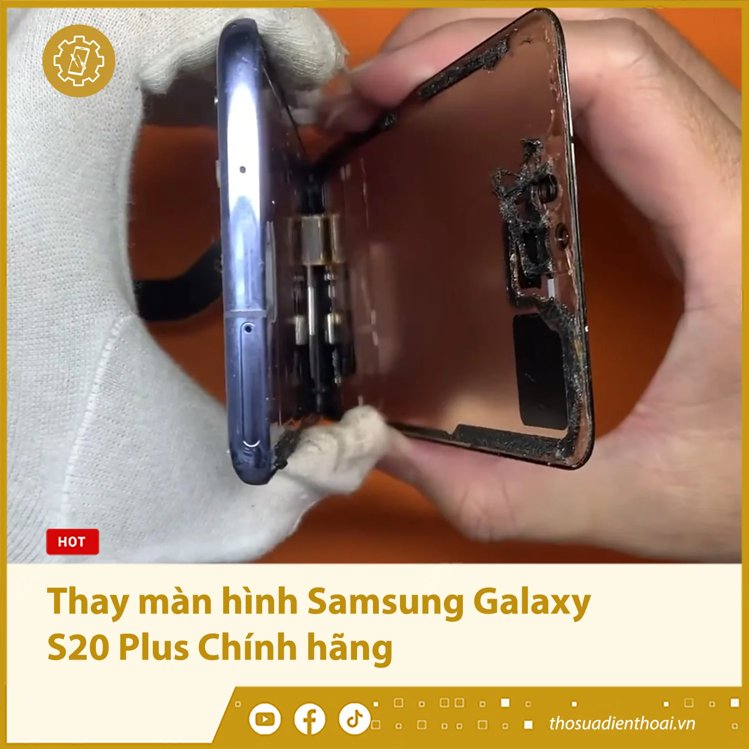 Thay màn hình Samsung Galaxy S20 Plus Chính hãng