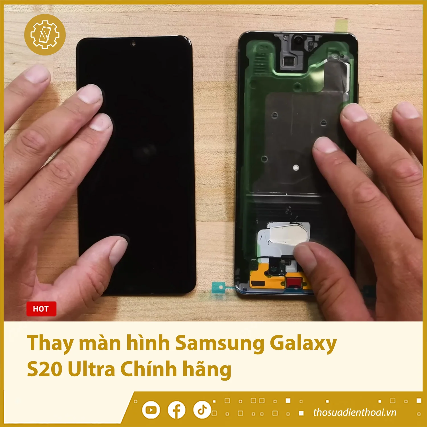 Thay màn hình Samsung Galaxy S20 Ultra Chính hãng