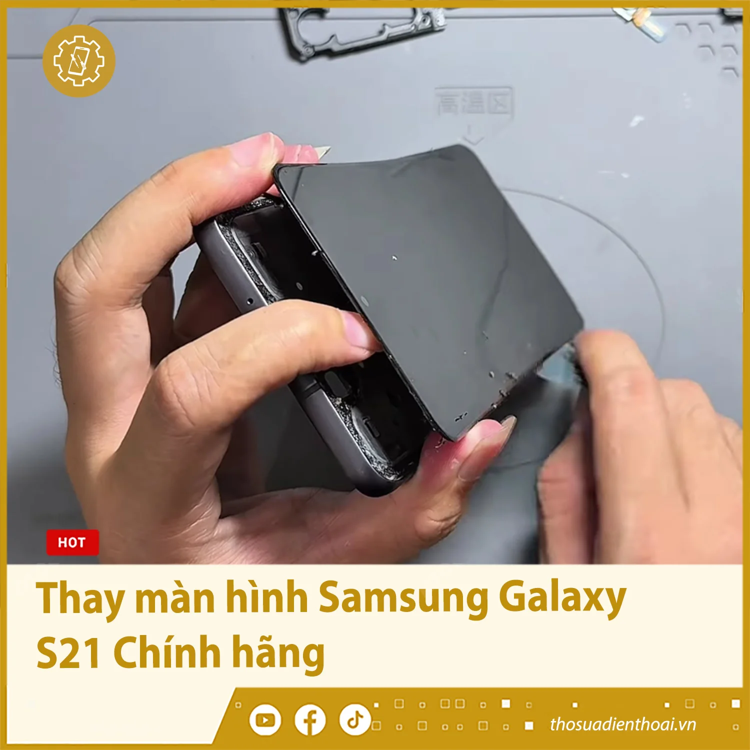 Thay màn hình Samsung Galaxy S21 Chính hãng