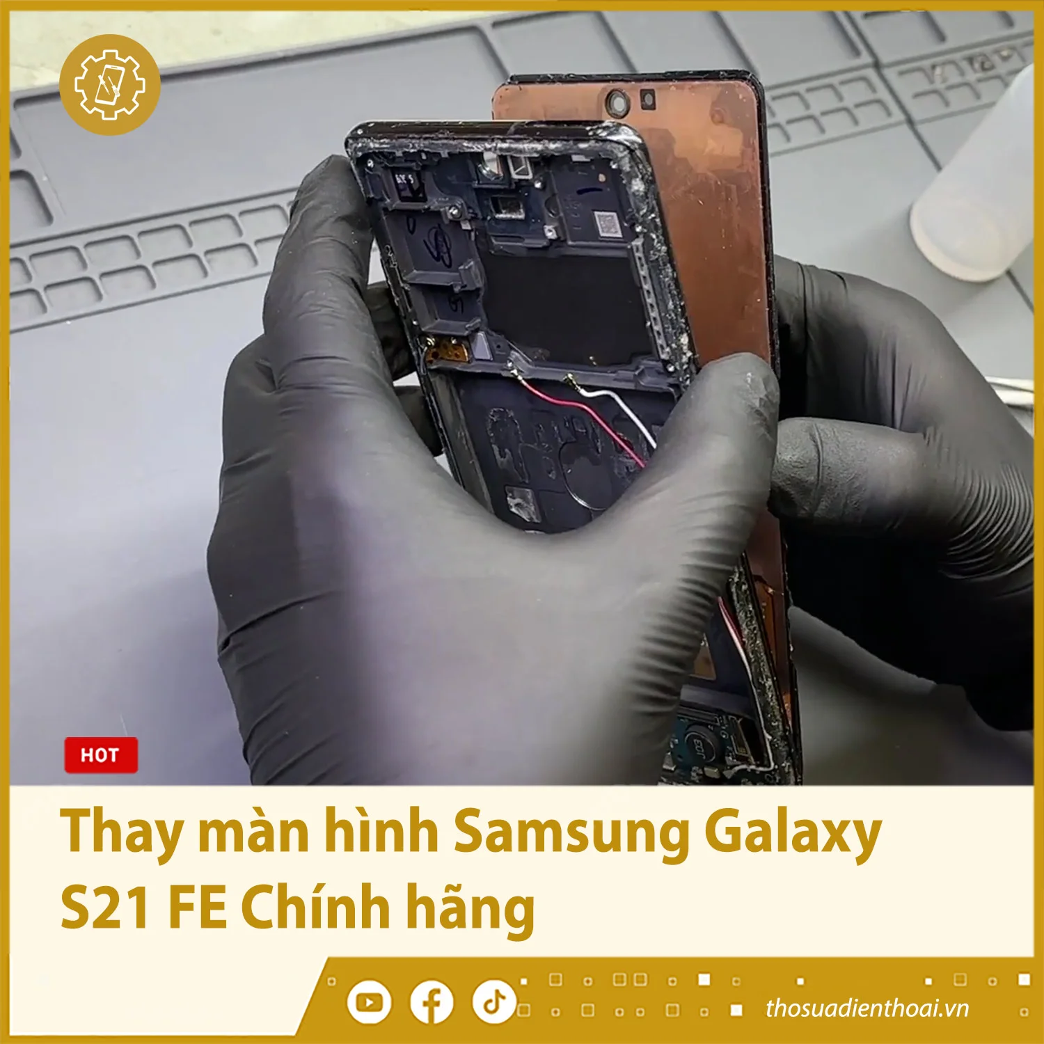Thay màn hình Samsung Galaxy S21 FE Chính hãng