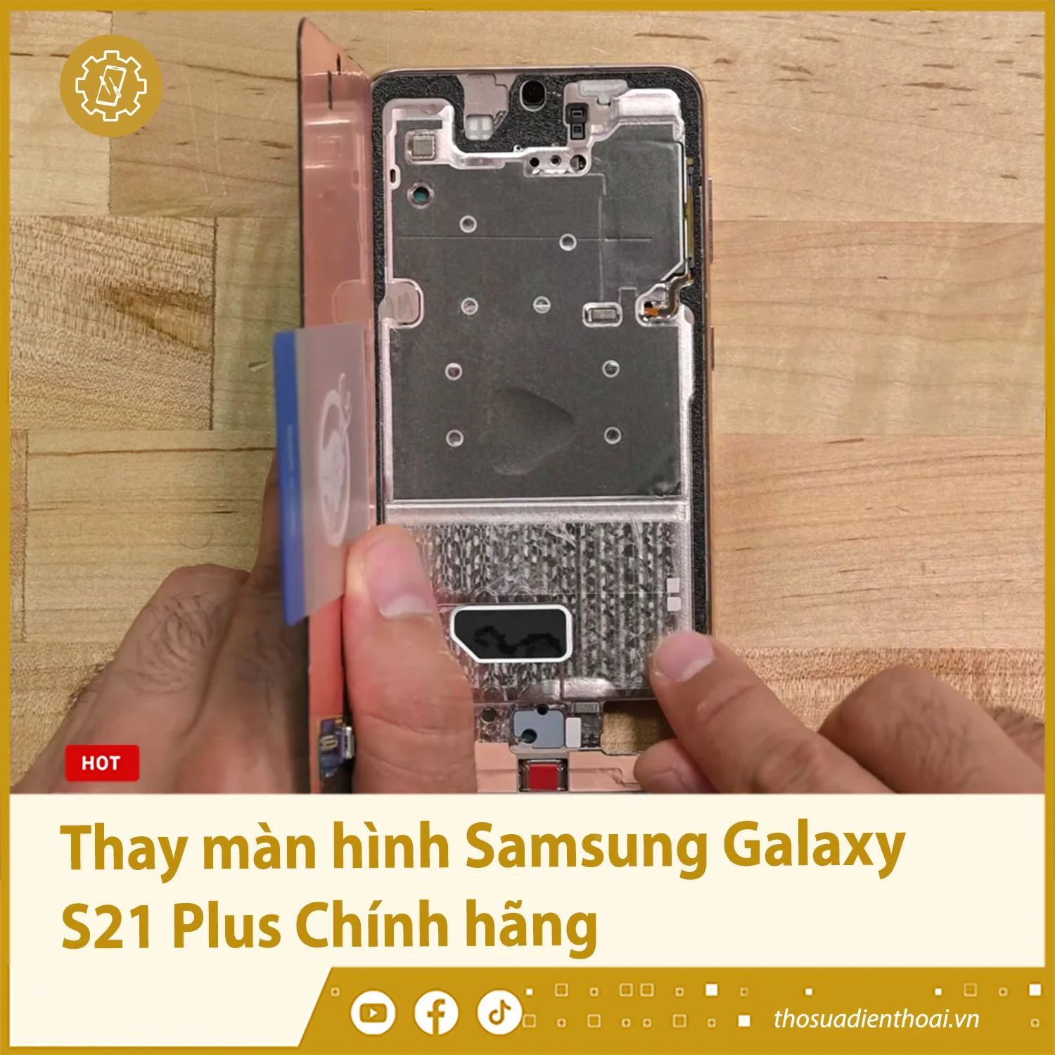 Thay màn hình Samsung Galaxy S21 Plus Chính hãng