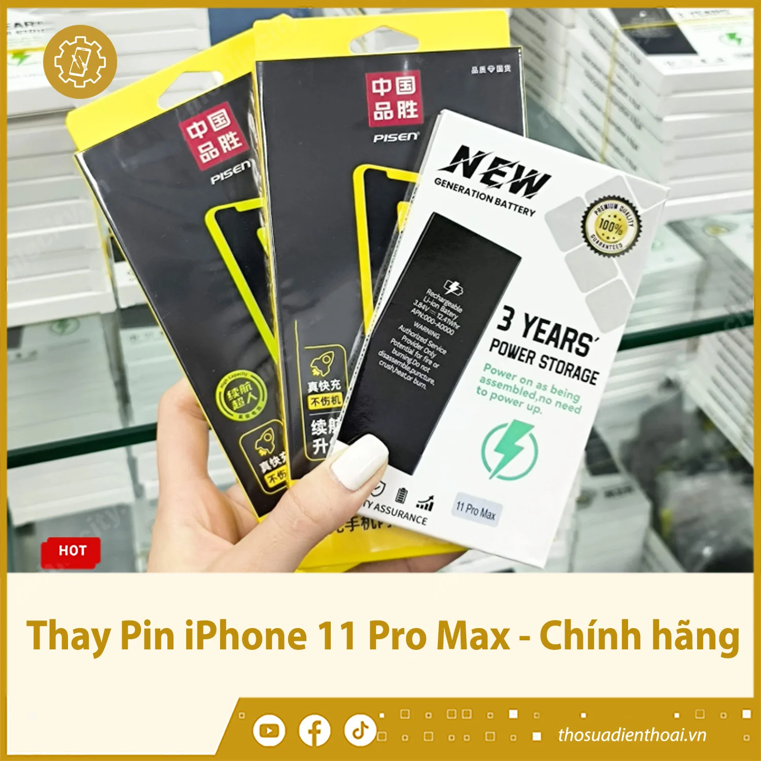 Thay Pin iPhone 11 Pro Max - Chính hãng