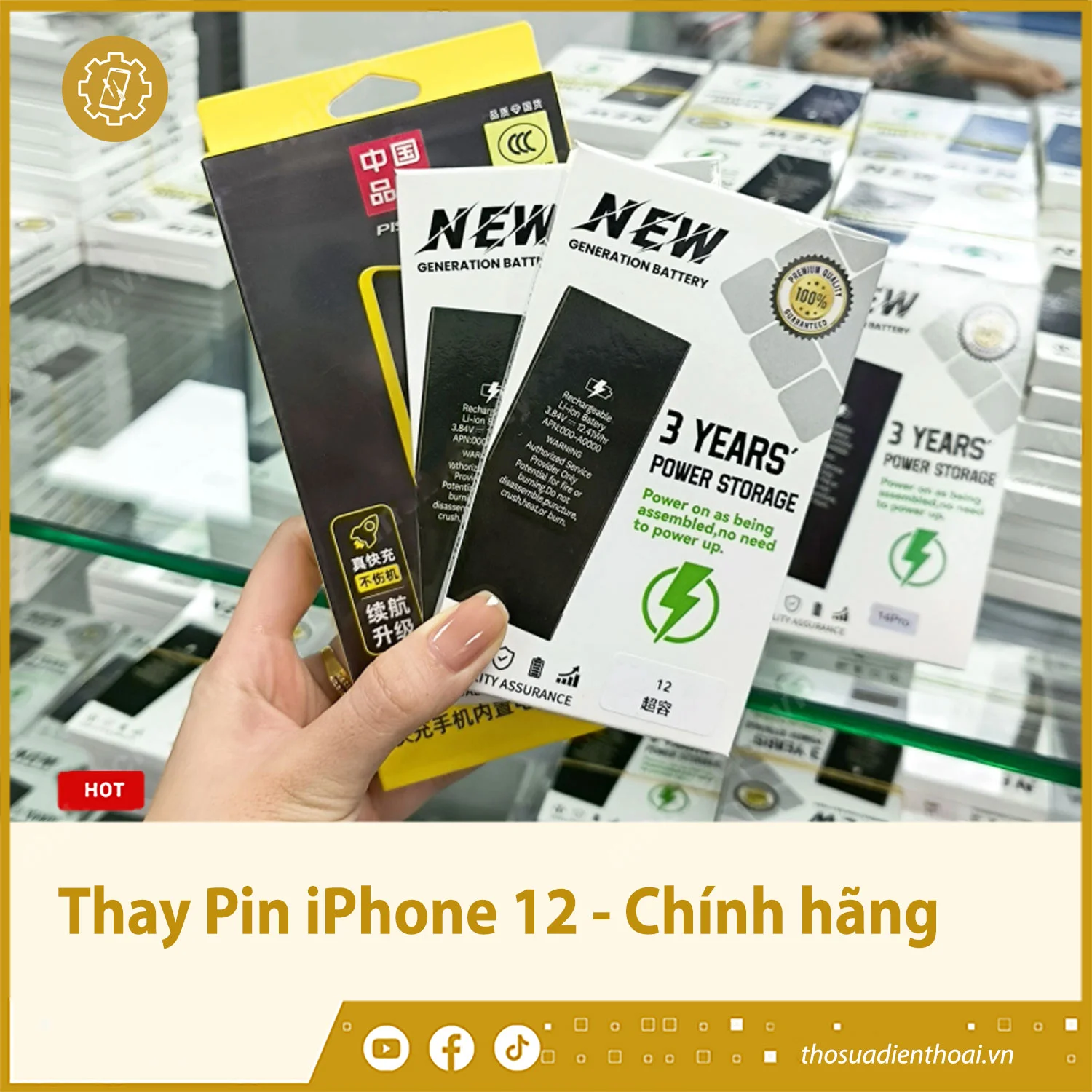 Thay Pin iPhone 12 - Chính hãng
