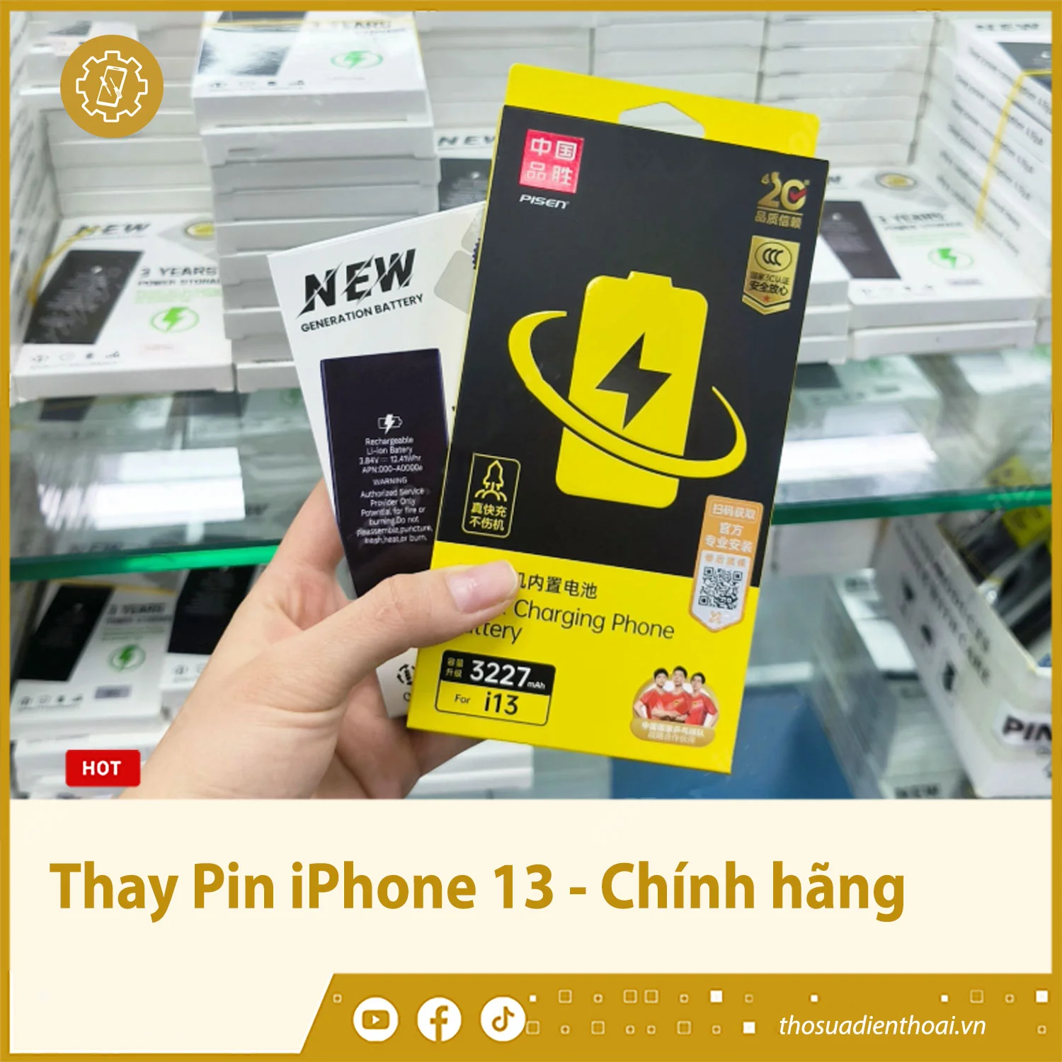 Thay Pin iPhone 13 - Chính hãng
