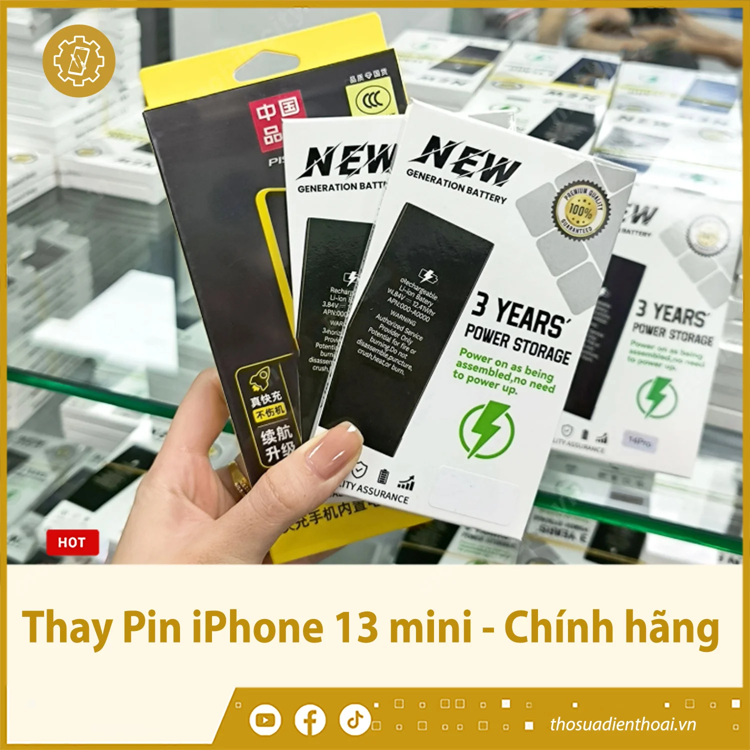 Thay Pin iPhone 13 mini - Chính hãng