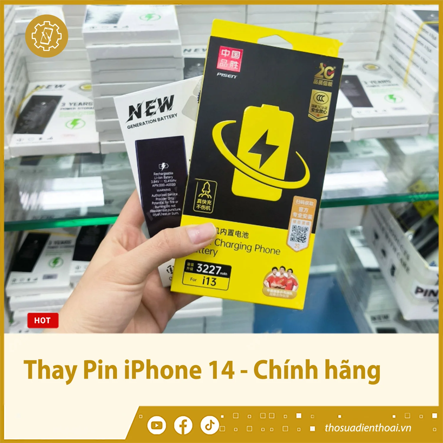 Thay Pin iPhone 14 - Chính hãng