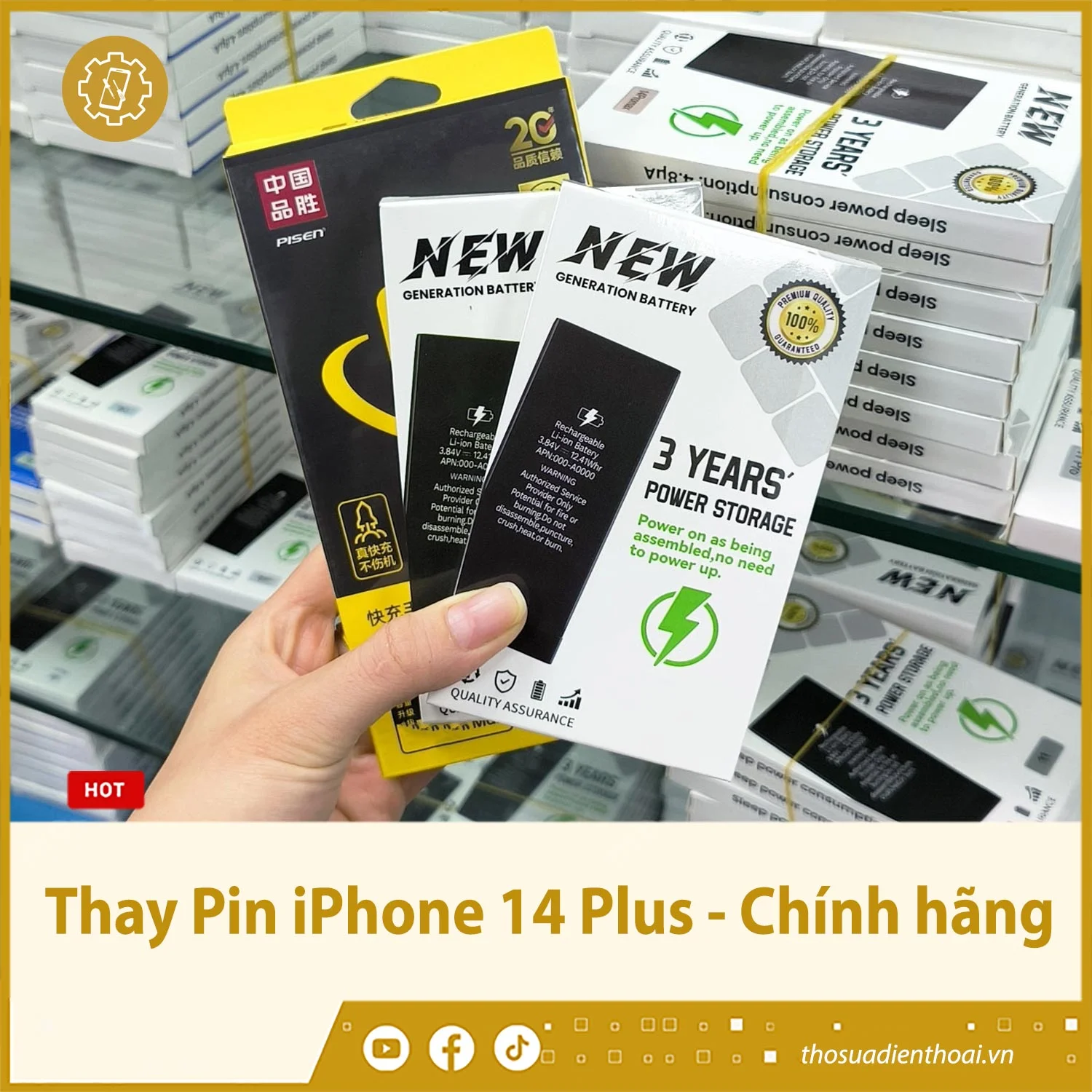 Thay Pin iPhone 14 Plus - Chính hãng