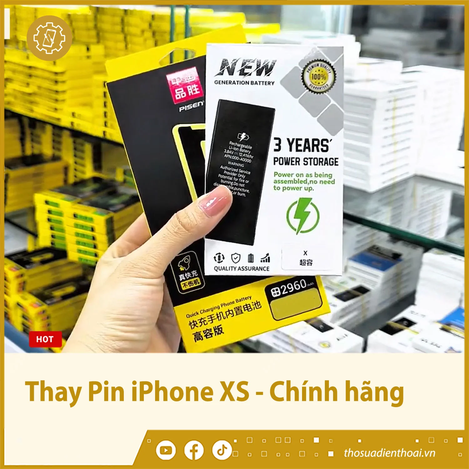Thay Pin iPhone XS - Chính hãng