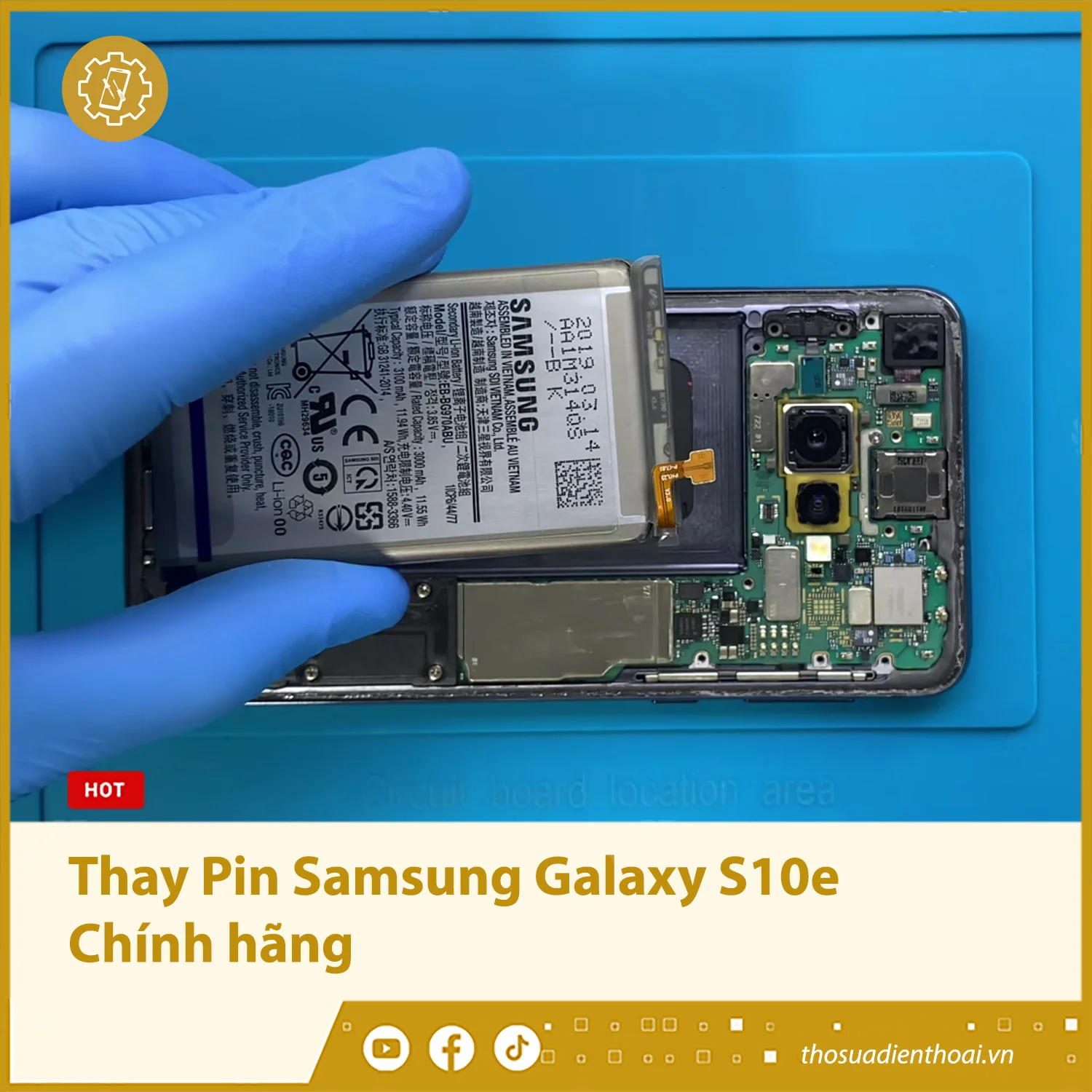 Thay Pin Samsung Galaxy S10e Chính hãng