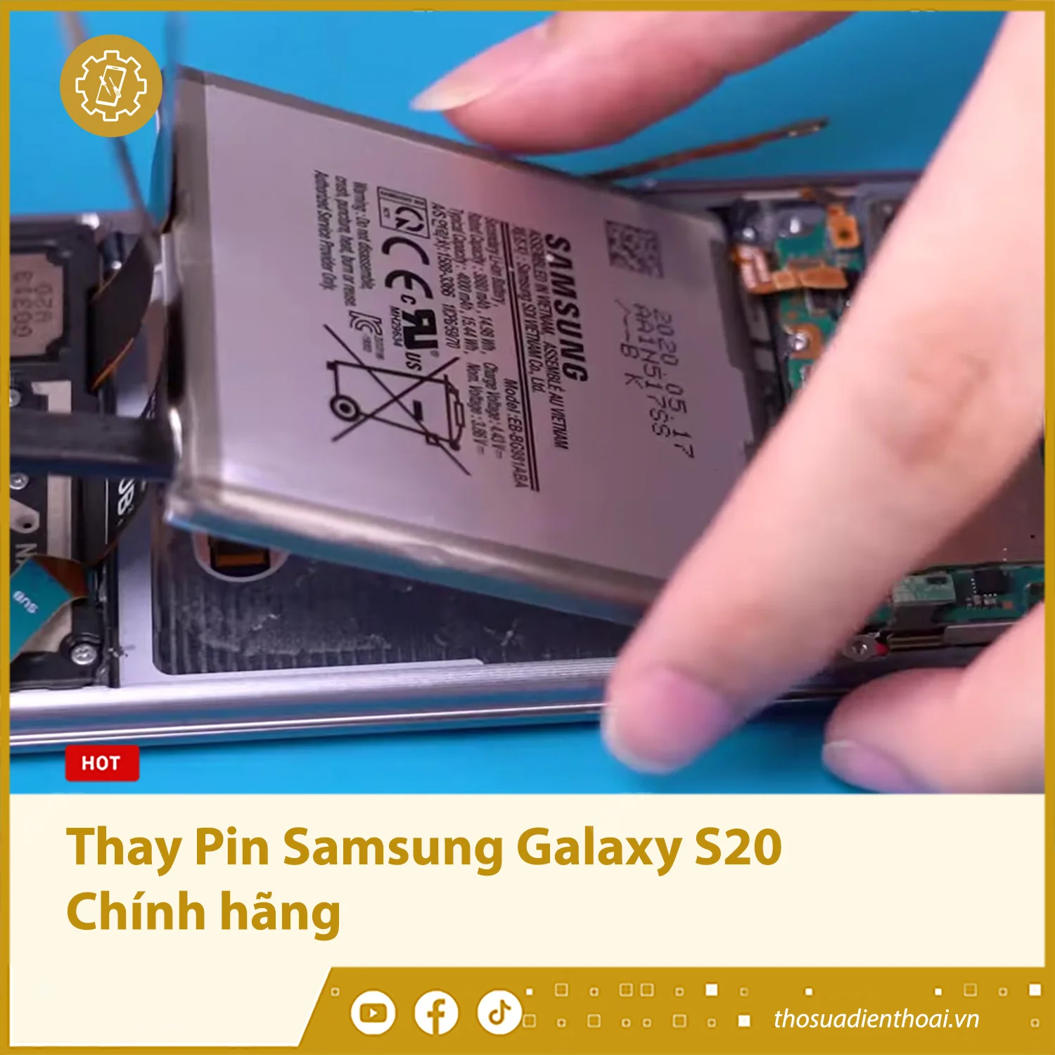 Thay Pin Samsung Galaxy S20 Chính hãng