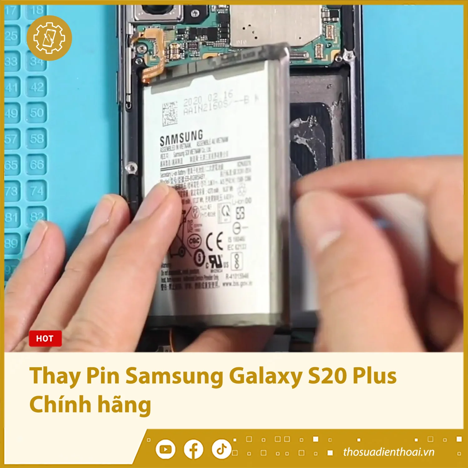 Thay Pin Samsung Galaxy S20 Plus Chính hãng