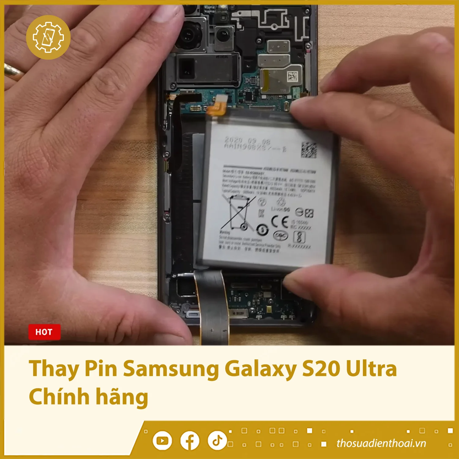 Thay Pin Samsung Galaxy S20 Ultra Chính hãng